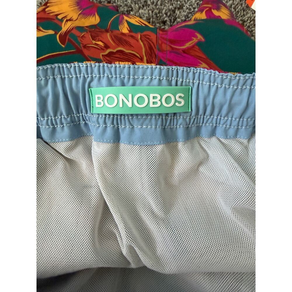 Bonobos Riviera Recycled Swim trunks walmea floral - Picture 2 of 6